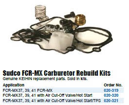 FCR-MX Carburetor Rebuild Kits